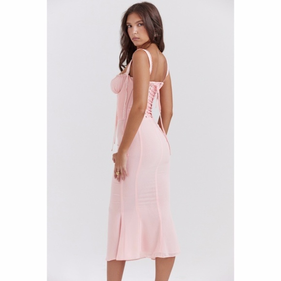 NEW House of CB Syrah Dress Soft Peach XS - Picture 7 of 17